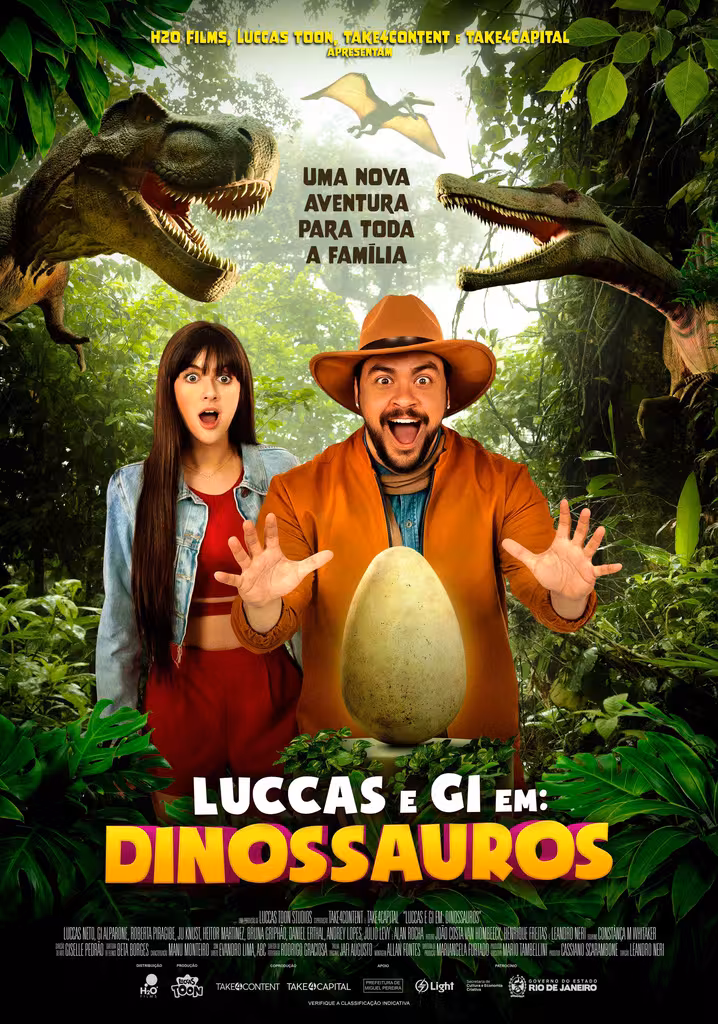 Luccas e Gi em: Dinossauros